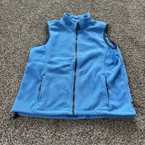Women's Blue Fleece Vest